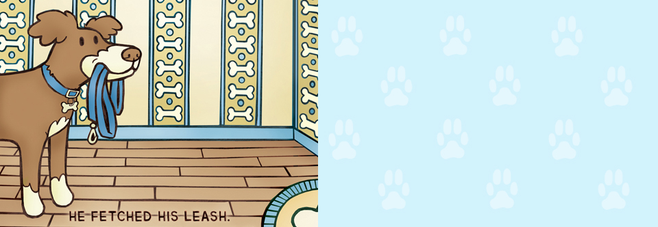 “The book, a simple story about a good dog who decides to walk himself because his companion is too busy, is charming, adorably illustrated, and… well, genius.” — Pet Home Magazine